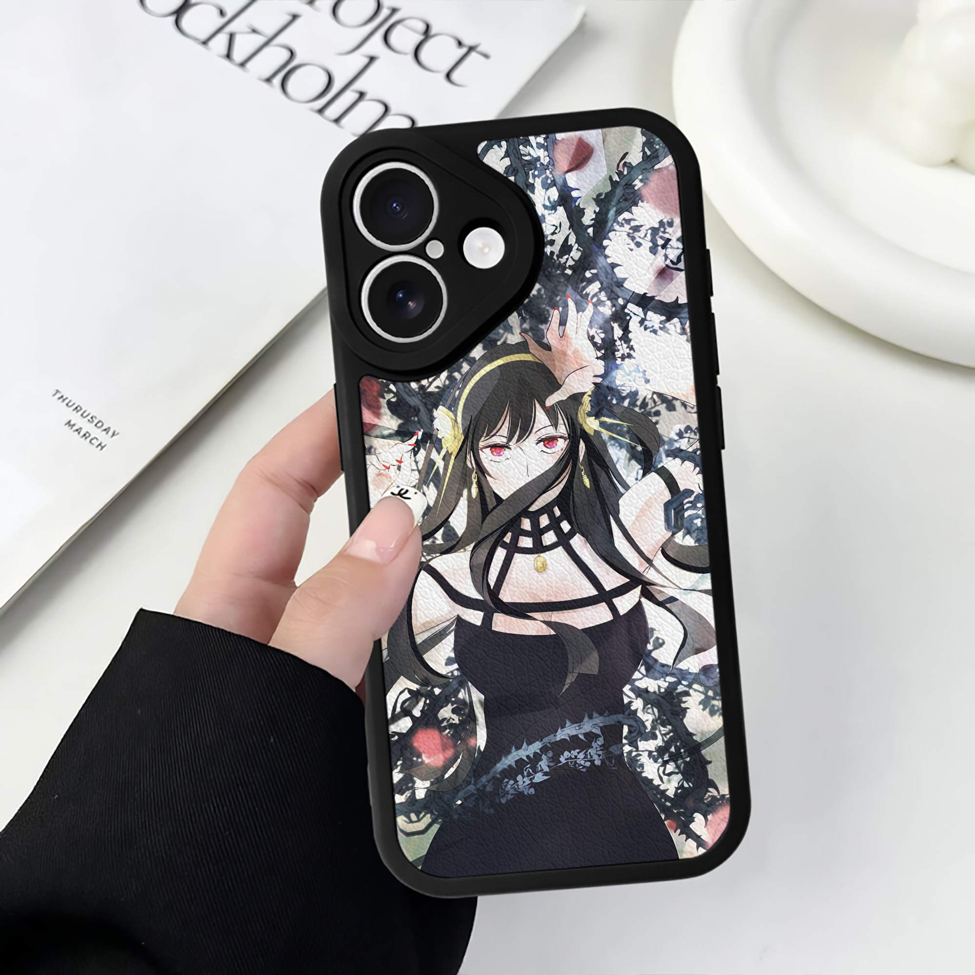 （画像用） SPY×FAMILY间谍家家酒 【iPhone 16シリーズ対応】シリコンスマホケース（レザー調） 材質：シリコン
